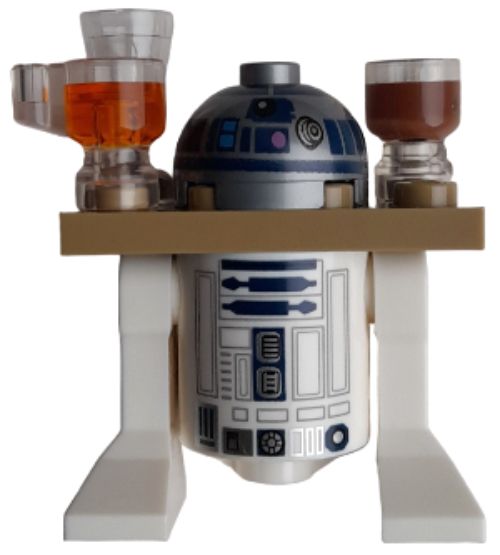Minifig sw1385 Astromech Droid, R2-D2 Dark Tan Serving Tray