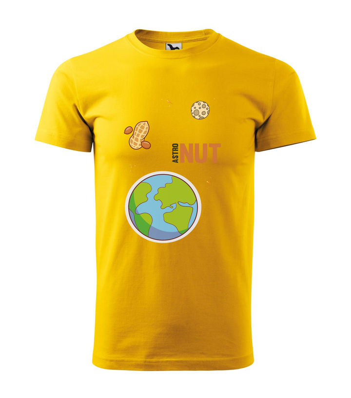 AstroNUT - Férfi póló sárga