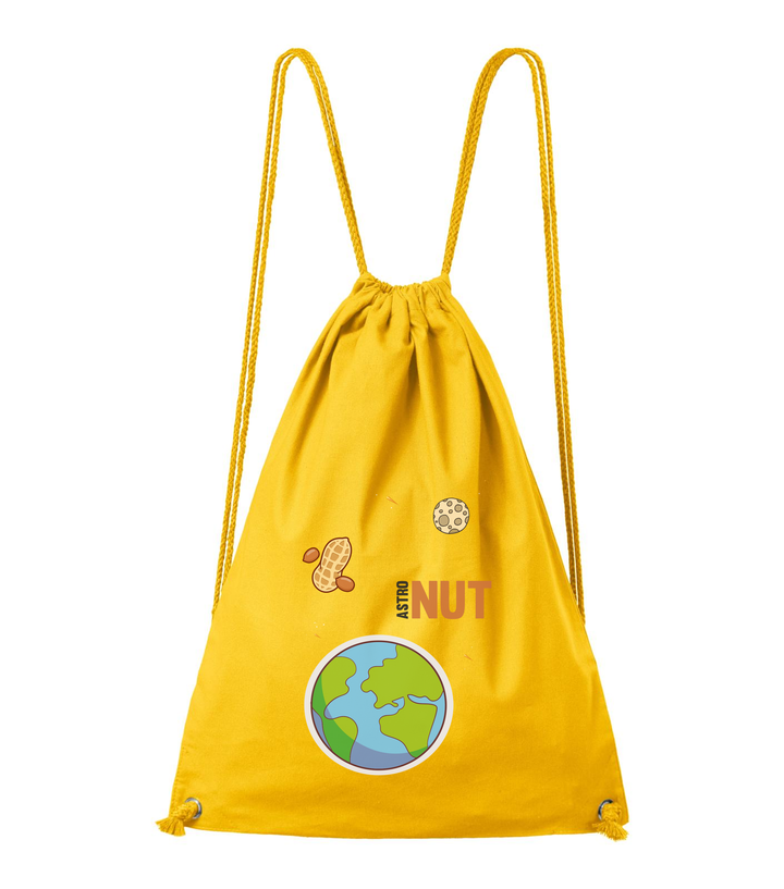 AstroNUT - Pamut hátizsák sárga