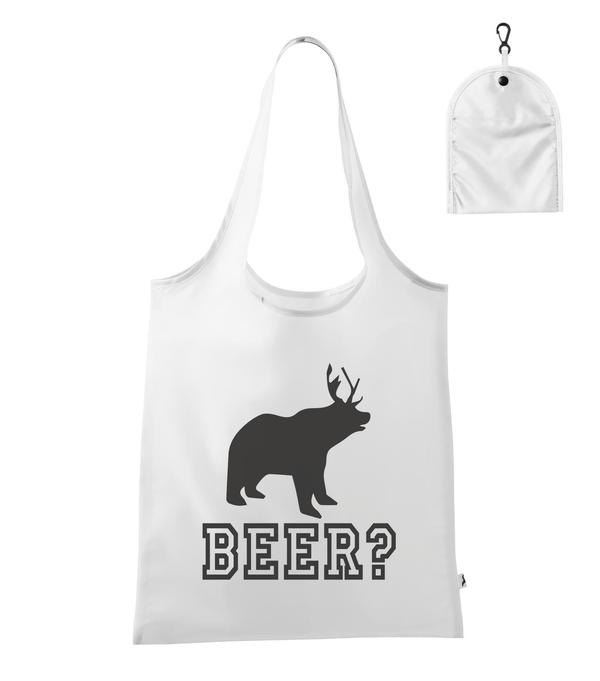 Beer, Deer, Bear? - Bevásárló táska fehér