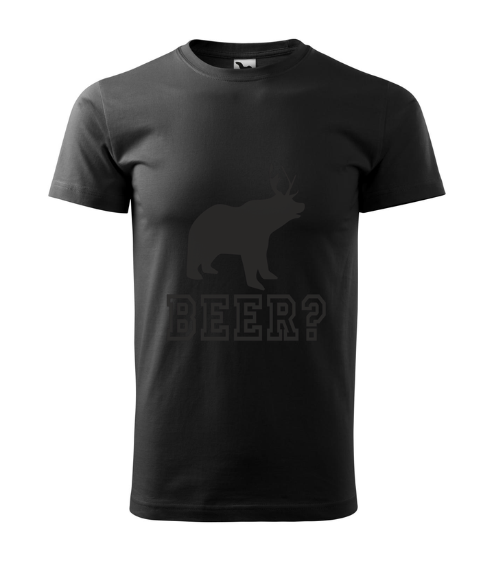 Beer, Deer, Bear? - Férfi póló fekete