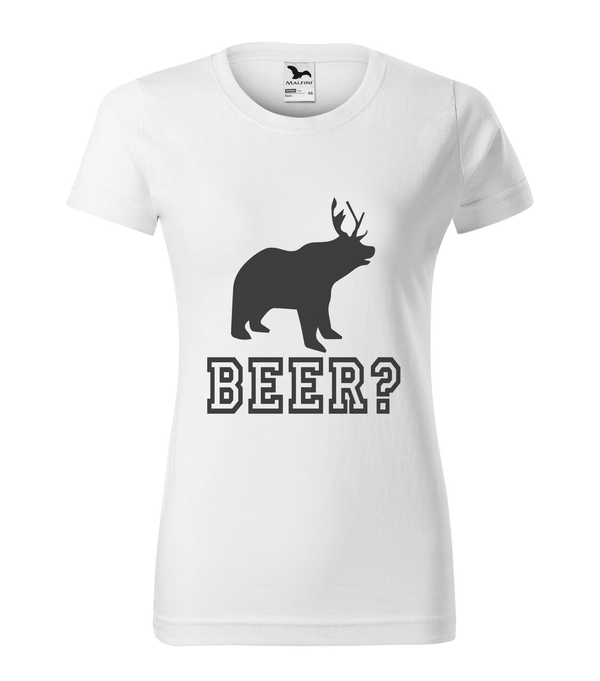 Beer, Deer, Bear? - Női póló fehér