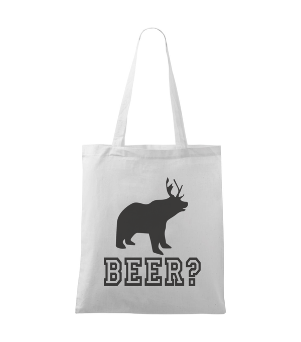 Beer, Deer, Bear? - Vászontáska (42 x 38 cm) fehér