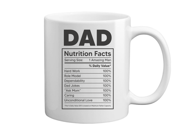 Dad nutrition facts - Bögre fehér