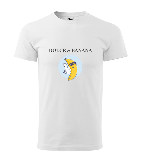 Dolce & Banana - Férfi póló fehér