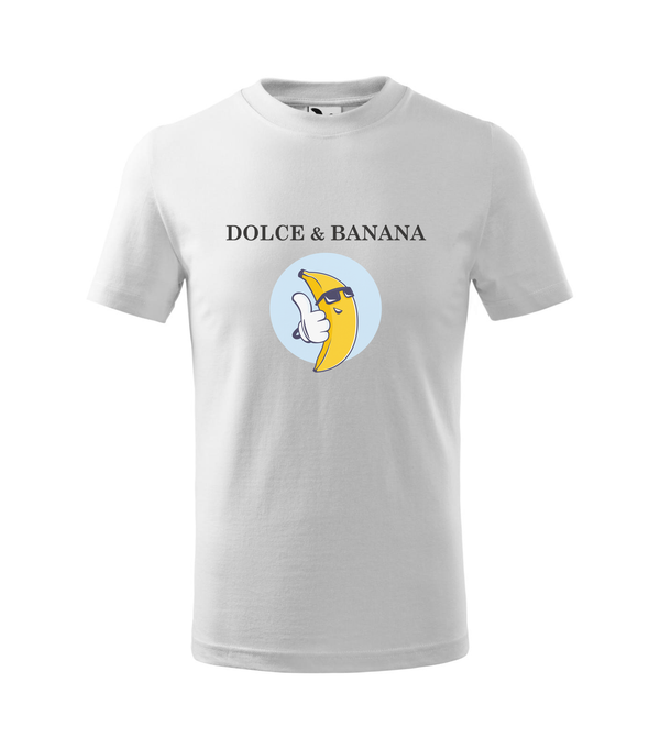 Dolce & Banana - Gyerek póló fehér