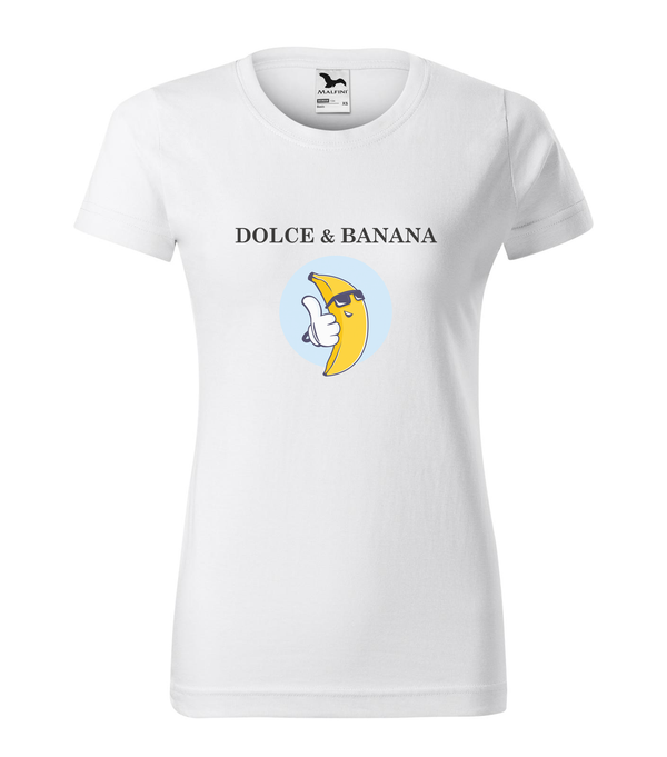 Dolce & Banana - Női póló fehér