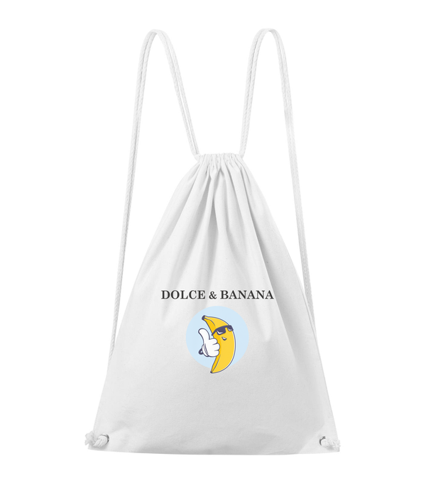 Dolce & Banana - Pamut hátizsák fehér