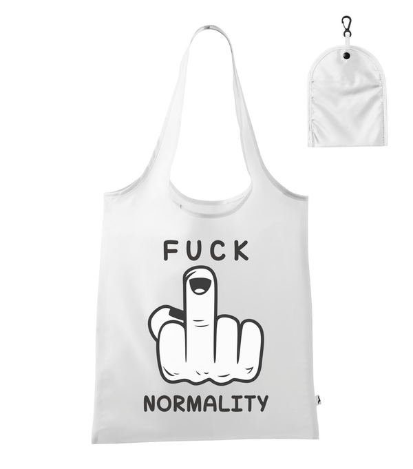 Fuck normality - Bevásárló táska fehér