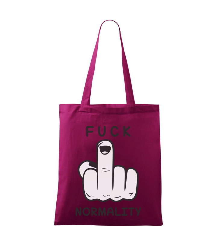 Fuck normality - Bevásárló táska fukszia