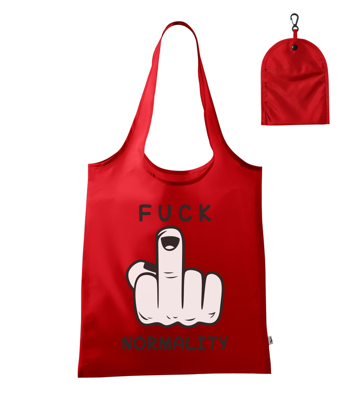 Fuck normality - Bevásárló táska piros