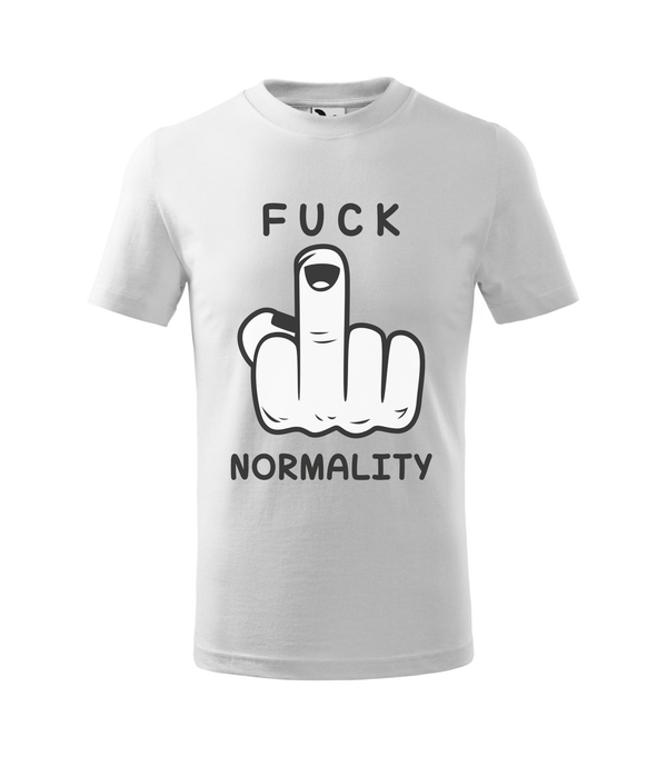 Fuck normality - Gyerek póló fehér