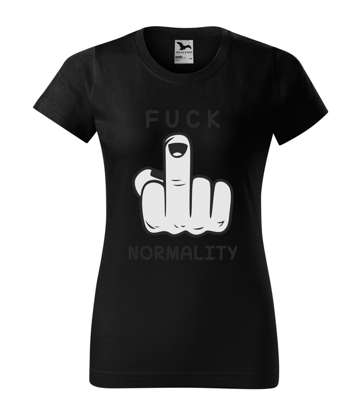 Fuck normality - Női póló fekete