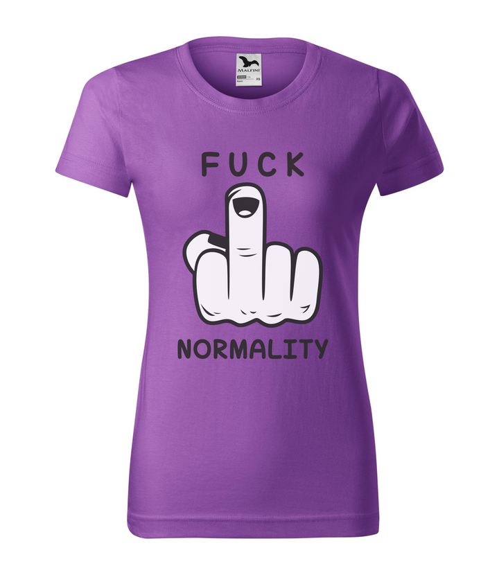 Fuck normality - Női póló lila