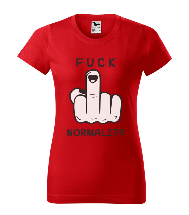 Fuck normality - Női póló piros
