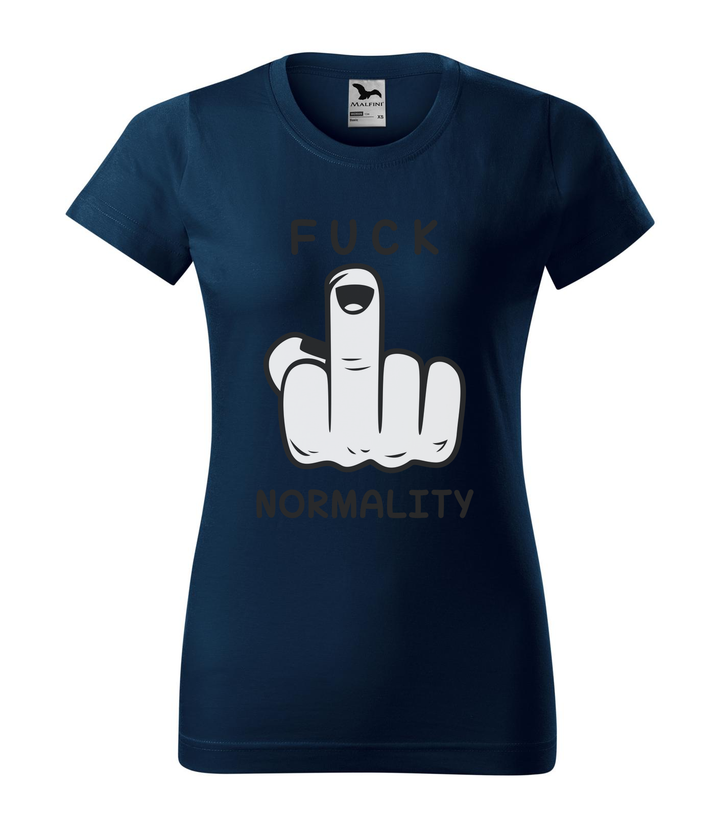 Fuck normality - Női póló tengerészkék