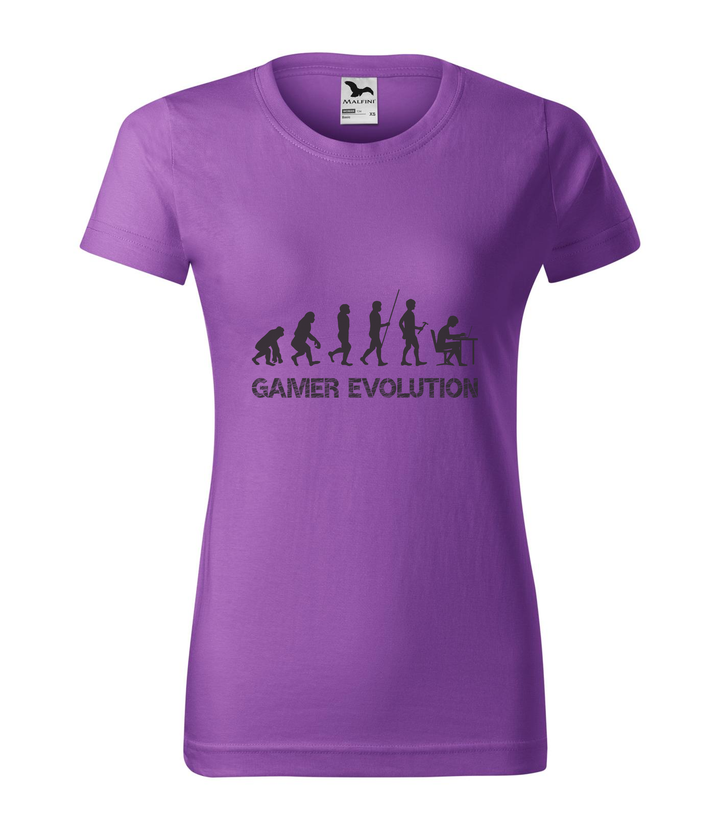 Gamer evolution - Női póló lila