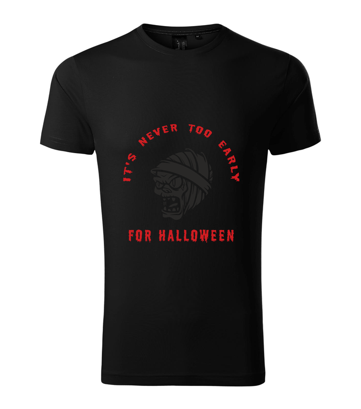 It's never to early for halloween - Prémium férfi póló fekete