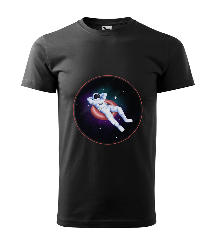 Laza asztronauta - Férfi póló fekete