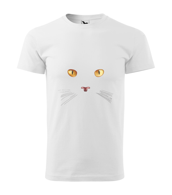 Macska arc - Férfi póló fehér