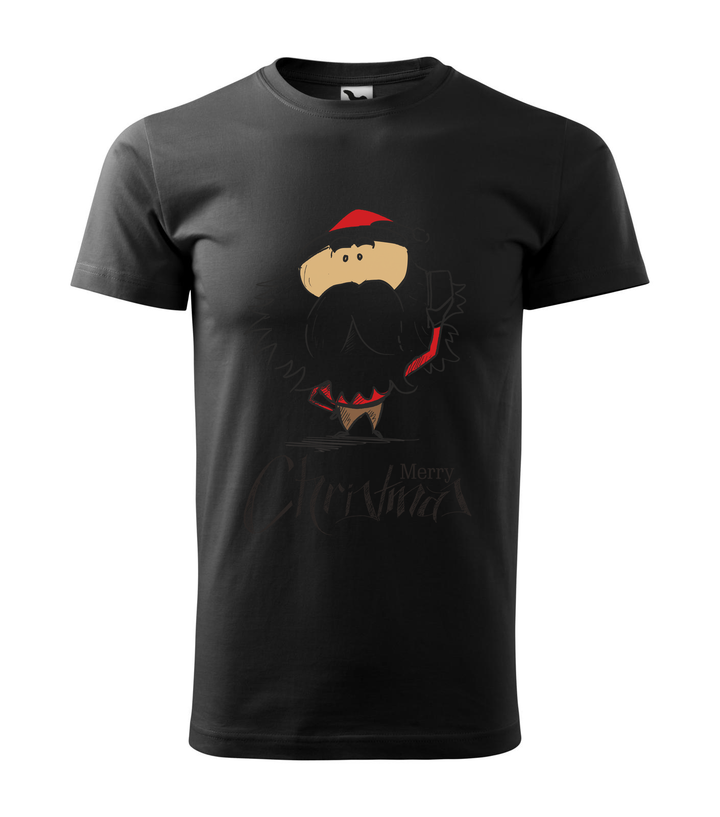 Merry Christmas Santa Claus 3 - Férfi póló fekete