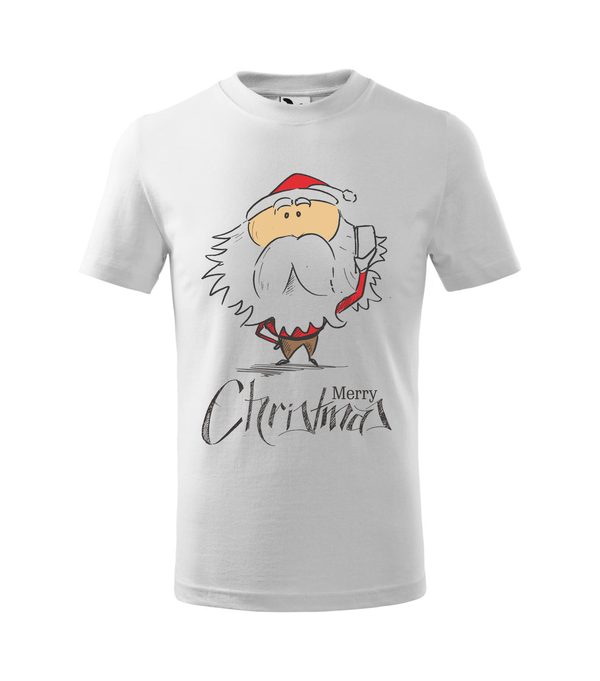 Merry Christmas Santa Claus 3 - Gyerek póló fehér