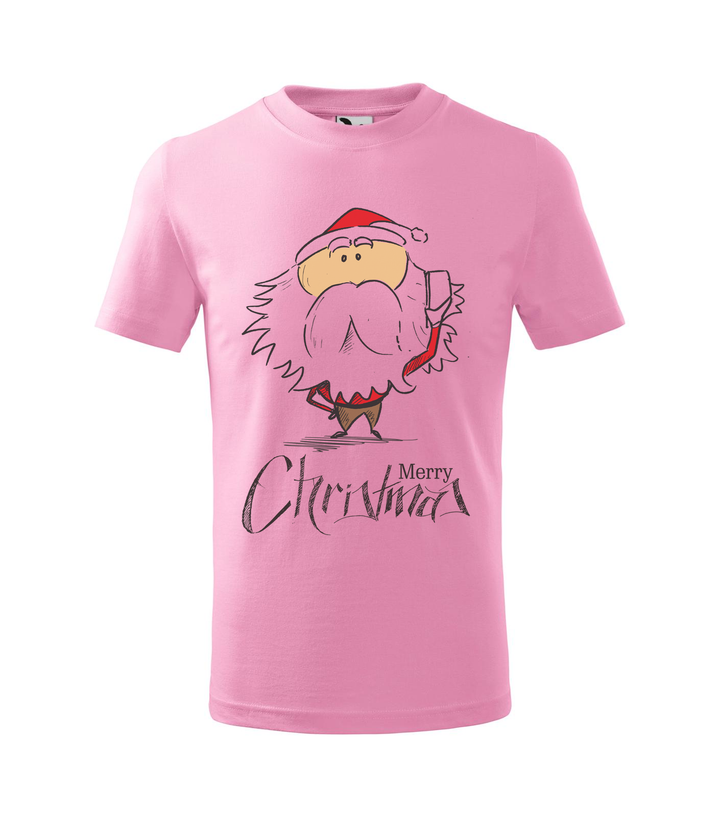 Merry Christmas Santa Claus 3 - Gyerek póló rózsaszín