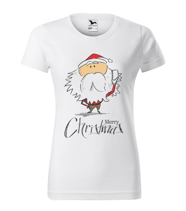 Merry Christmas Santa Claus 3 - Női póló fehér