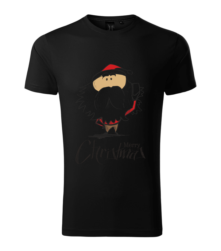 Merry Christmas Santa Claus 3 - Prémium férfi póló fekete