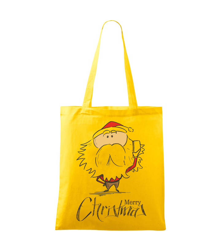 Merry Christmas Santa Claus 3 - Vászontáska (42 x 38 cm) sárga