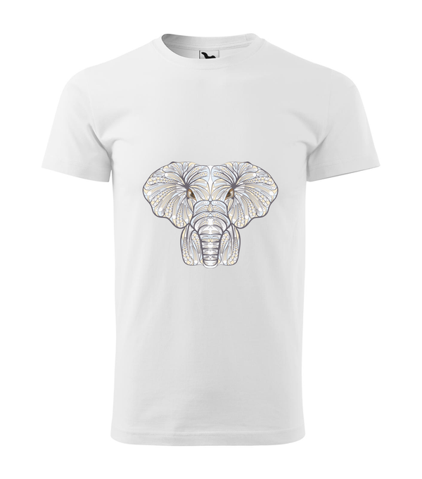 Mitikus elefánt - Férfi póló fehér