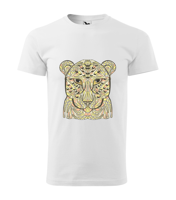 Mitikus leopárd - Férfi póló fehér