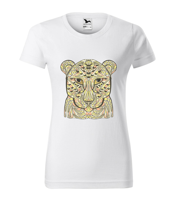 Mitikus leopárd - Női póló fehér