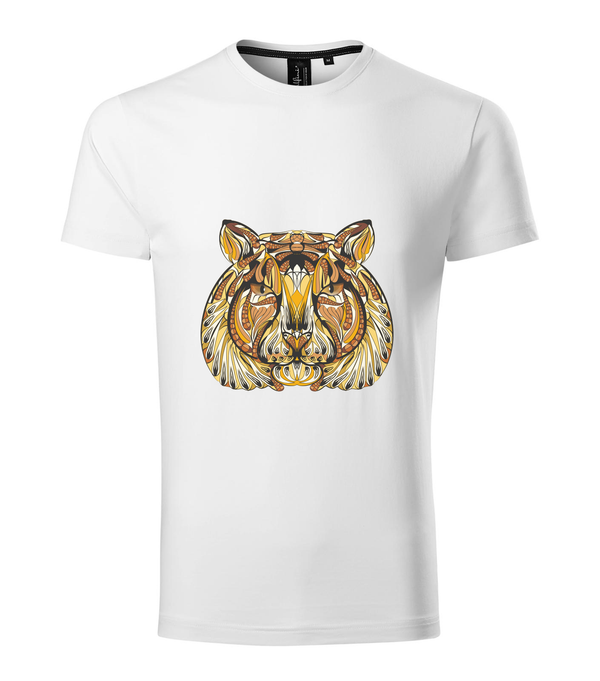 Mitikus tigris - Prémium férfi póló fehér