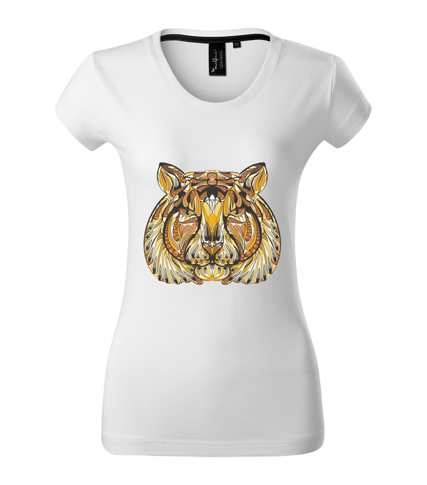Mitikus tigris - Prémium női póló fehér