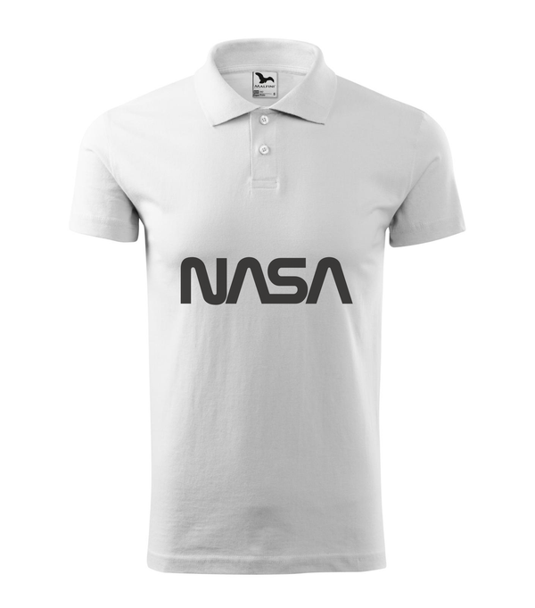 NASA - Galléros férfi póló fehér