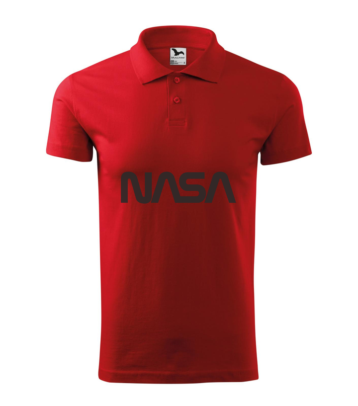 NASA - Galléros férfi póló piros