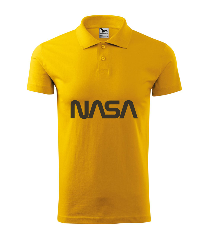 NASA - Galléros férfi póló sárga