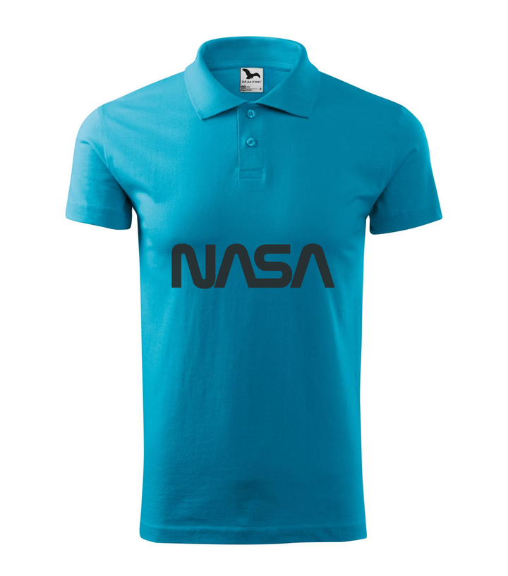 NASA - Galléros férfi póló türkiz