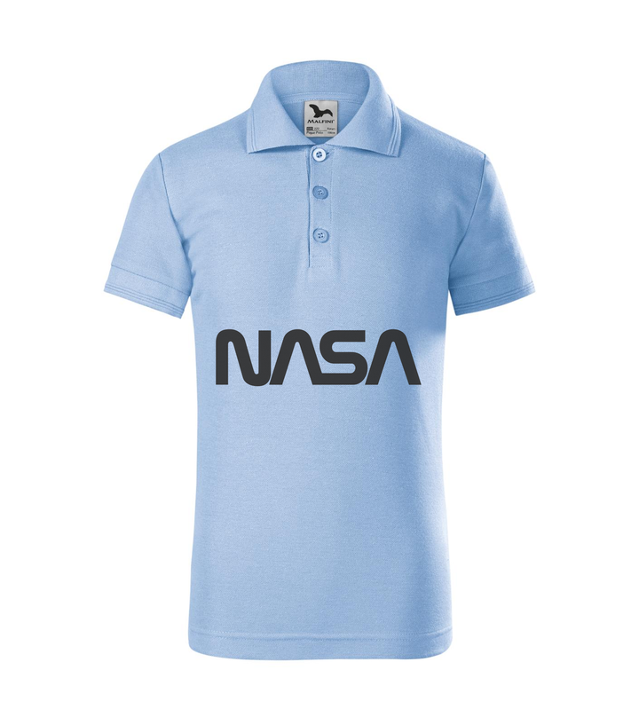 NASA - Galléros gyerek póló égszínkék