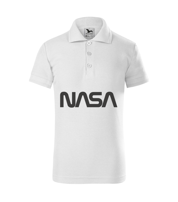 NASA - Galléros gyerek póló fehér