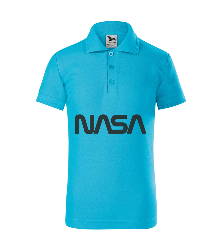 NASA - Galléros gyerek póló türkiz