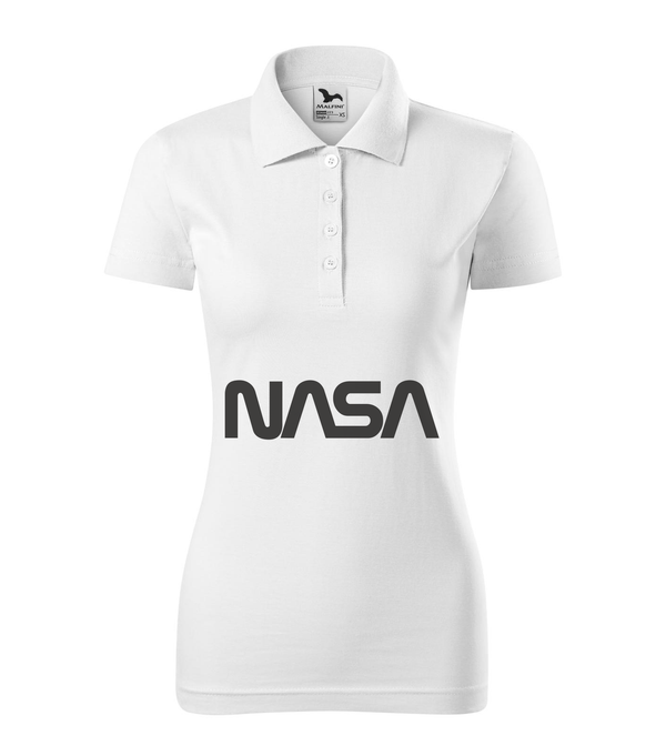 NASA - Galléros női póló fehér