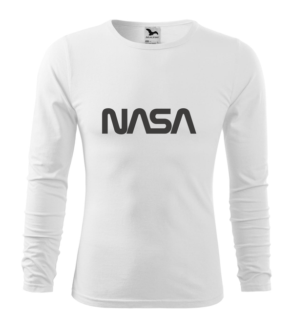 NASA - Hosszú ujjú férfi póló fehér
