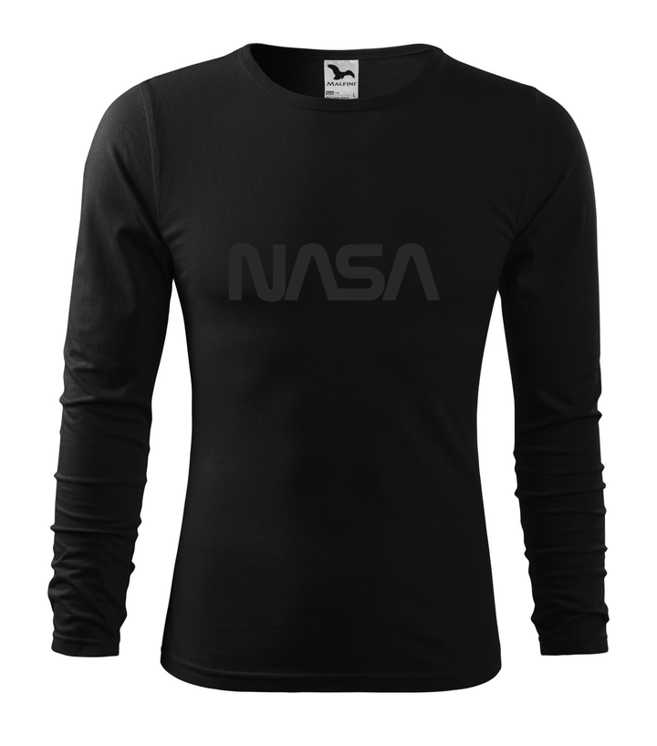 NASA - Hosszú ujjú férfi póló fekete