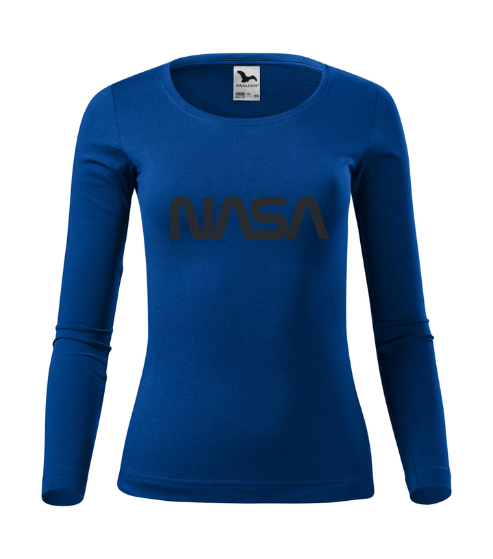 NASA - Hosszú ujjú női póló királykék