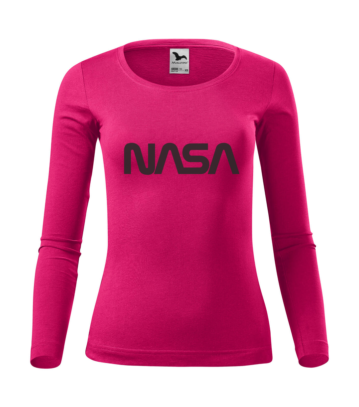 NASA - Hosszú ujjú női póló málna
