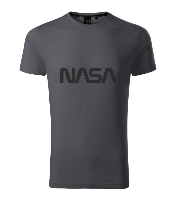 NASA - Prémium férfi póló világos anthracite
