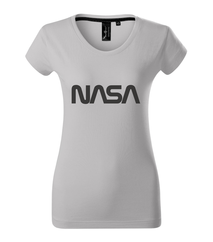NASA - Prémium női póló ezüstszürke