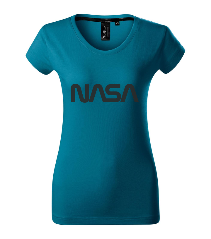 NASA - Prémium női póló petrol kék